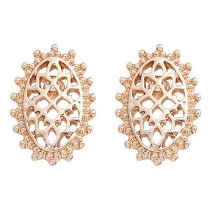 Marchesa Crystal Oval Button Earrings
 
GOLD